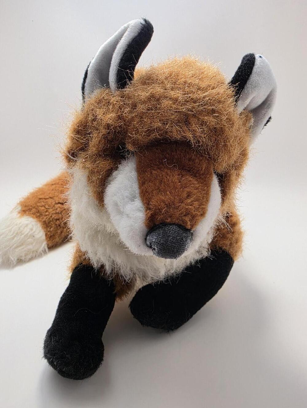 Folkmanis Hand Puppet Red Fox Plush Realistic Animal Toy Puppets PRE LOVED